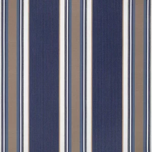Emblem Navy awning fabric swatch