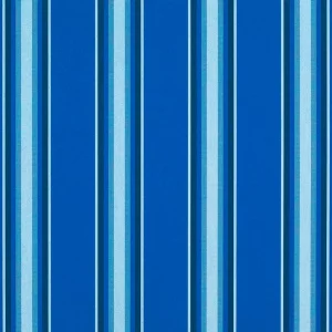 Pacific Blue Fancy awning fabric swatch