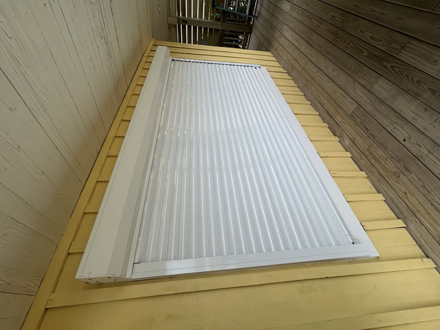 Roll shutters installed on a home in the Hampstead area