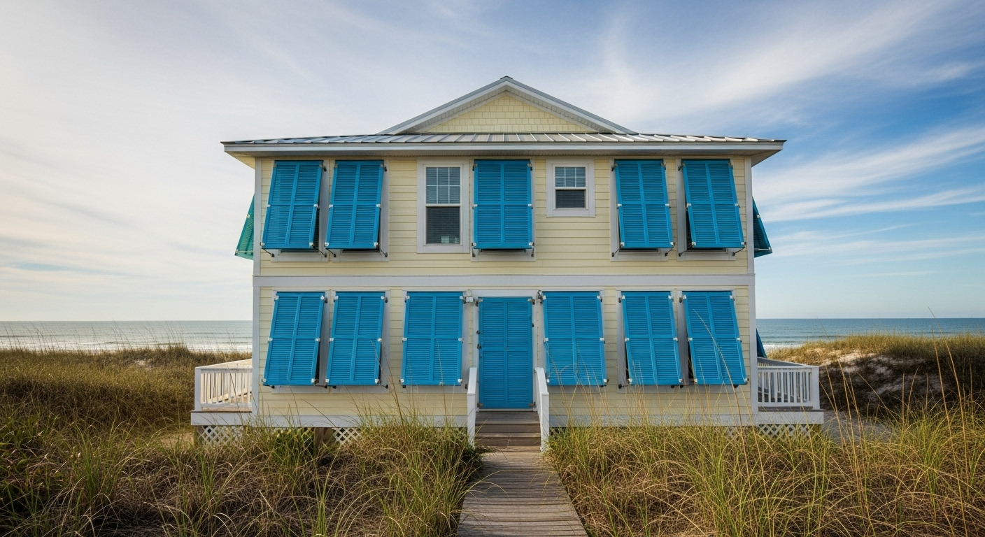 Middle image for Best Hurricane Shutters for Topsail Beach Homes