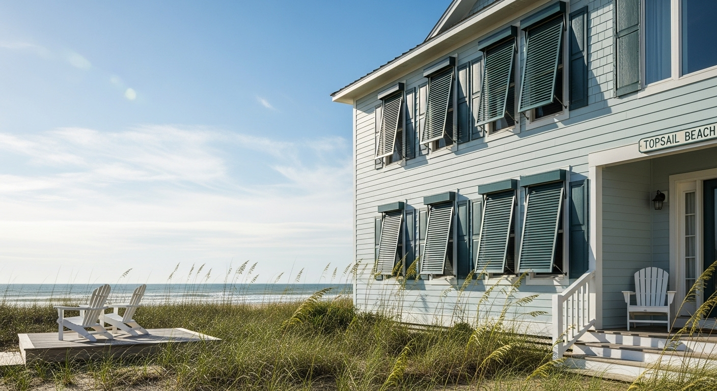 Middle image for Why Choose Hurricane Shutters for Your Beach House